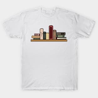 Floral book shelf T-Shirt